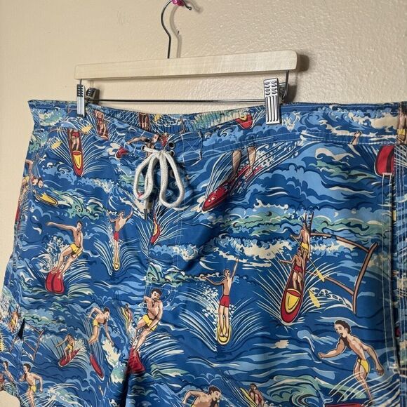 Polo Ralph Lauren Shorts Mens 4XB Tropical Pattern Street Style Swimwear Surfers - Picture 2 of 11